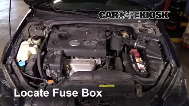 2005 Nissan Altima S 2.5L 4 Cyl. Fusible (moteur) Remplacement